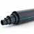 HDPE Polyethylene Pipe  Nominal Pressure 5 Bar [PE 80] OD 400 mm  SDR 26  Color Black with Blue Stripes | Almona Factory
