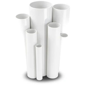 UPVC Pipes 8.6 Bar Pressure 4 Inch Size 3.51 mm Thickness White