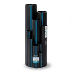 أنابيب HDPE سابكو DR 17 ضغط 8.6 بار مقاس 110 مم سمك 6.5 مم لون اسود | سابكو