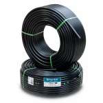 أنابيب HDPE نيبروبلاست PE 80 ضغط 12.5 بار قطر خارجي 75 مم سمك 6.8 مم لون اسود