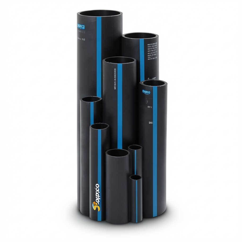 مواسير HDPE سابكو DR 11 ضغط 13.79 بار مقاس 250 مم سمك 22.7 مم لون اسود | سابكو