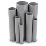 مواسير UPVC ضغط 13.8 بار مقاس 3 إنش سمك 4.47 مم لون رمادي
