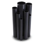 مواسير UPVC ضغط اسمي 11 بار مقاس 3 إنش سمك 3.43 مم لون أسود