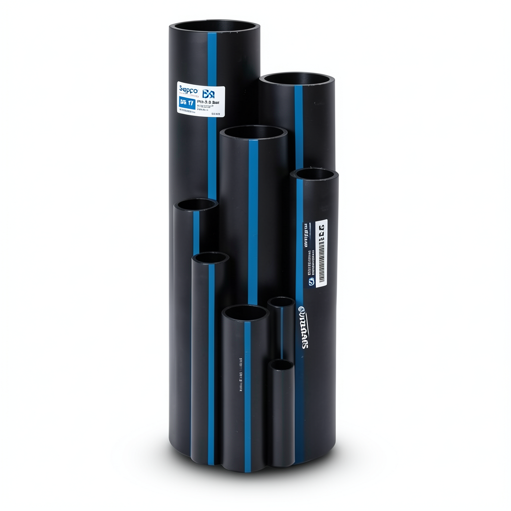مواسير HDPE سابكو DR 17 ضغط 8.6 بار مقاس 500 مم سمك 29.4 مم لون اسود | سابكو
