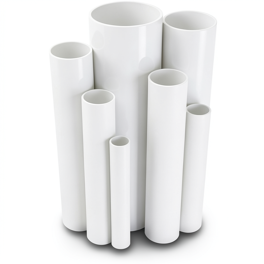 UPVC Pipes 4 Inch Thickness 5.44 mm Pressure 13.8 Bar White