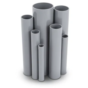 UPVC Pipes Nominal Pressure 11 Bar Size 3 Inch Thickness 3.43 mm Gray