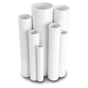 UPVC Pipes 3 Inch Size 5.23 mm Thickness 17.2 Bar Pressure White
