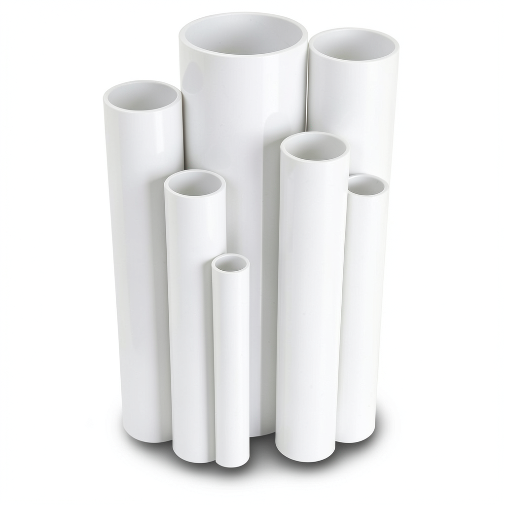 UPVC Pipes 3 Inch Size 5.23 mm Thickness 17.2 Bar Pressure White