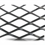 Hot Rolled (Black) Steel Expanded Metal Mesh   Thickness 2.8 mm Width 1.22 meter Length 6 meter | Bait Al Tatawor Company