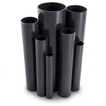 مواسير UPVC مقاس 3 إنش سمك 5.23 مم لون اسود ضغط 17.2 بار