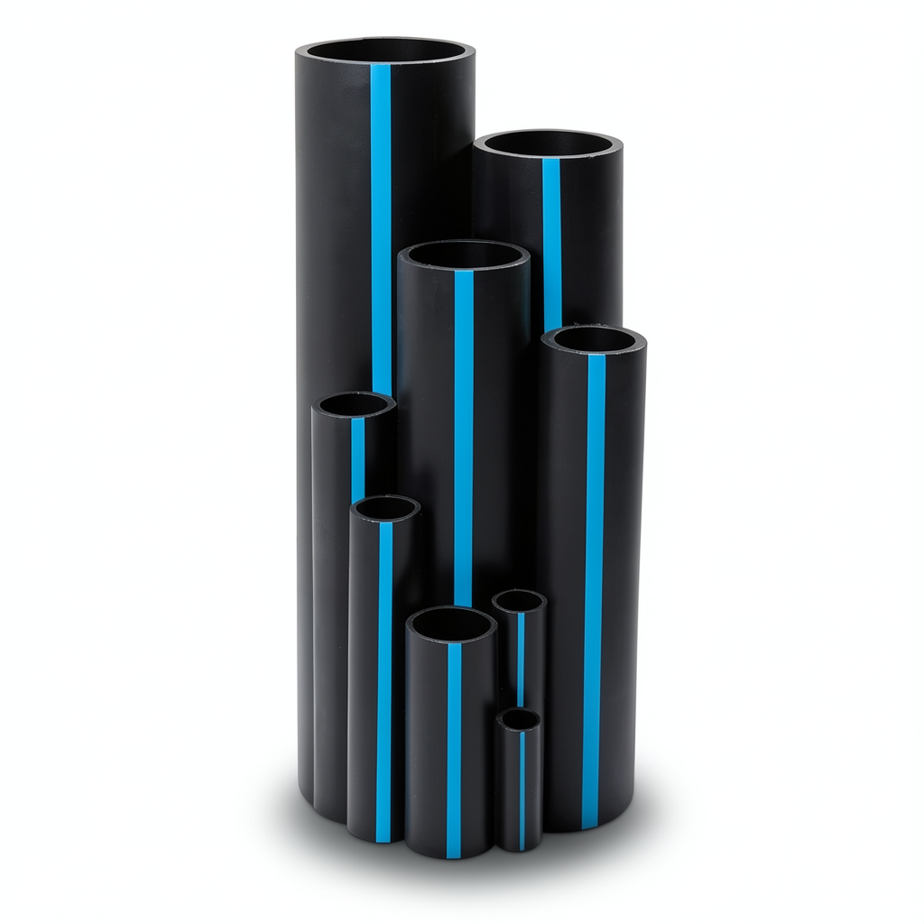 Sappco HDPE Pipe DR 11 PN 13.79 Bar Size 280 mm Thickness 25.5 mm Black | SAPPCO