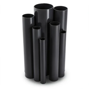 مواسير UPVC مقاس 3 إنش سمك 6.58 مم لون اسود ضغط 21.7 بار
