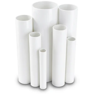 UPVC Pipes 6.9 Bar Pressure 4 Inch Size 2.8 mm Thickness White