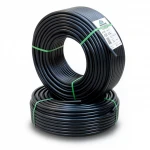 أنابيب HDPE نيبروبلاست PE 80 ضغط 12.5 بار قطر خارجي 63 مم سمك 5.8 مم لون اسود