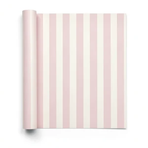 Striped Wall Decoration Pink with Beige, 10m x 0.53m, Model 10290-05