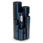 مواسير HDPE Sappco PE 100 قطر خارجي 200 مم سمك 7.7 مم لون أسود | سابكو
