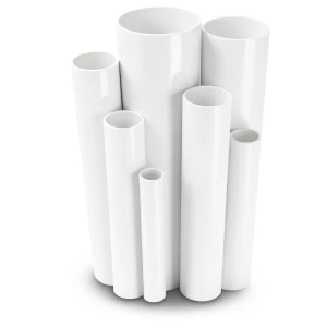 UPVC Pipes 8.6 Bar Pressure 4 Inch Size 3.51 mm Thickness White