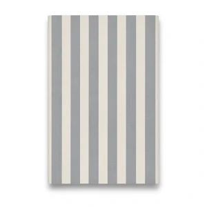 German Striped Wallpaper 10m x 0.53m Gray with Beige, Model 10290-14