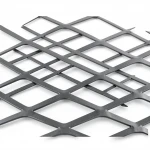 Hot Rolled (Black) Steel Expanded Metal Mesh   Thickness 5.8 mm Width 1.22 meter Length 6 meter | Bait Al Tatawor Company