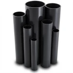 مواسير UPVC مقاس 4 إنش سمك 3.51 مم ضغط اسمي 8.6 بار لون اسود
