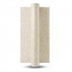 Patterned wallpaper, beige color, length 10 m, width 0.53 m, model 514209 