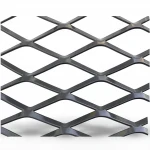Hot Rolled (Black) Steel Expanded Metal Mesh   Thickness 2.8 mm Width 1.22 meter Length 7 M | Bait Al Tatawor Company