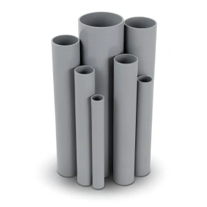 مواسير UPVC مقاس 4 إنش سمك 4.39 مم ضغط 11 بار لون رمادي