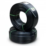 أنابيب HDPE نيبروبلاست PE 80 ضغط 12.5 بار قطر خارجي 125 مم سمك 11.4 مم لون اسود