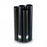 مواسير HDPE  نيبروبلاست PE 100 ضغط 6 بار قطر خارجي 200 مم سمك 7.3 مم لون اسود