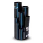 مواسير HDPE Sappco PE 100 قطر خارجي 200 مم سمك 7.7 مم لون أسود | سابكو