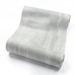 Italian marble wallpaper, size 10 m x 1.06 m, pale gray color, model 84635  