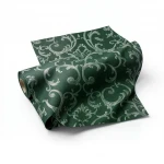 Wall Covering Classic Design Dark Green Color, Size 10 m x 0.70 m, Model 14046