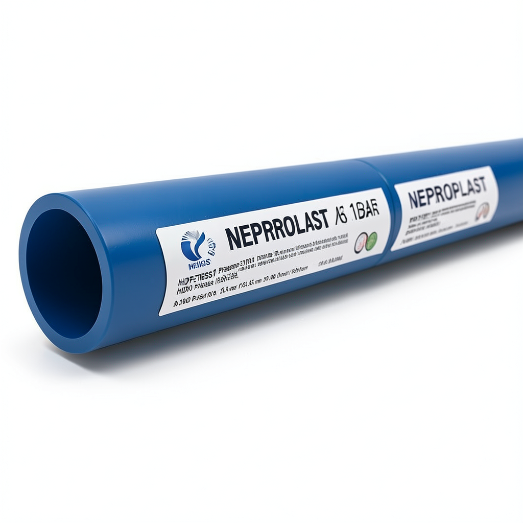HDPE Pipes PE 100 Pressure 16 Bar Outside Diameter 315 mm Thickness 28.6 mm Blue | NEPROPLAST