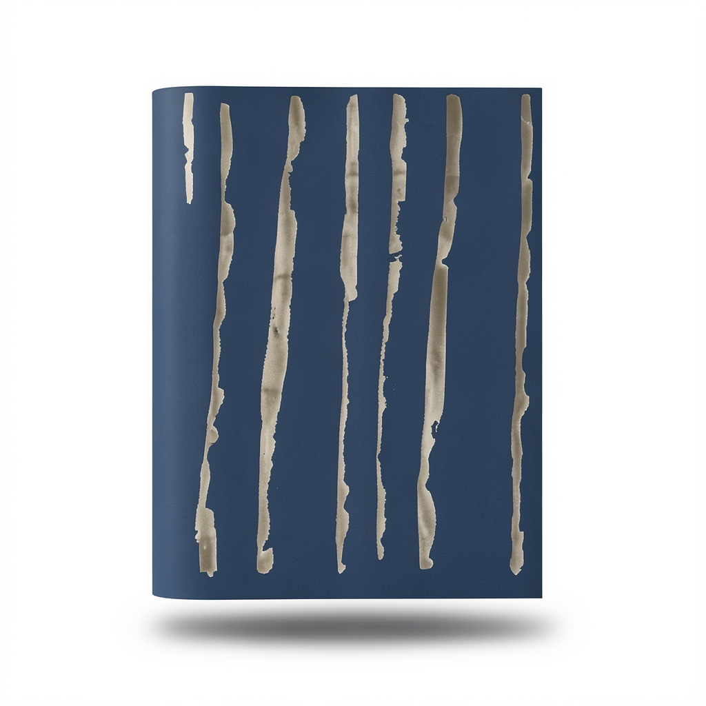 Modern Wall Covering Dark Blue 10m x 0.53m, Model 73227