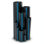 مواسير HDPE Sappco PE 100 قطر خارجي 200 مم سمك 7.7 مم لون أسود | سابكو