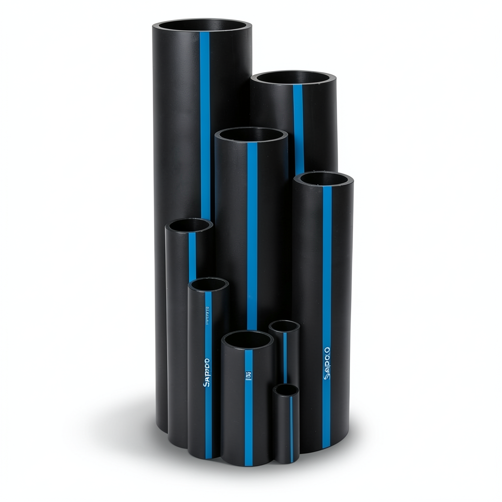 مواسير HDPE PE 100 قطر خارجي 315 مم سمك 12.1 مم لون أسود | سابكو
