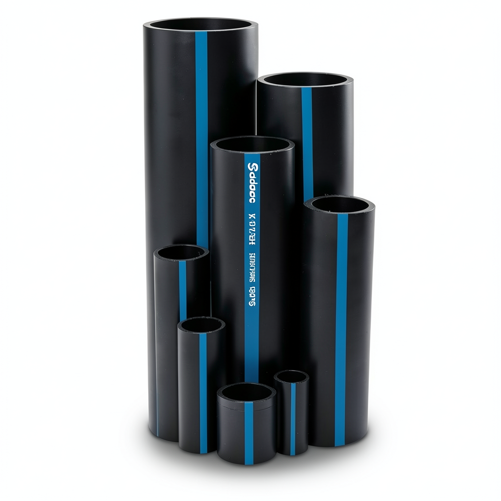مواسير HDPE سابكو PE 100 قطر خارجي 110 مم سمك 4.2 مم لون اسود | سابكو