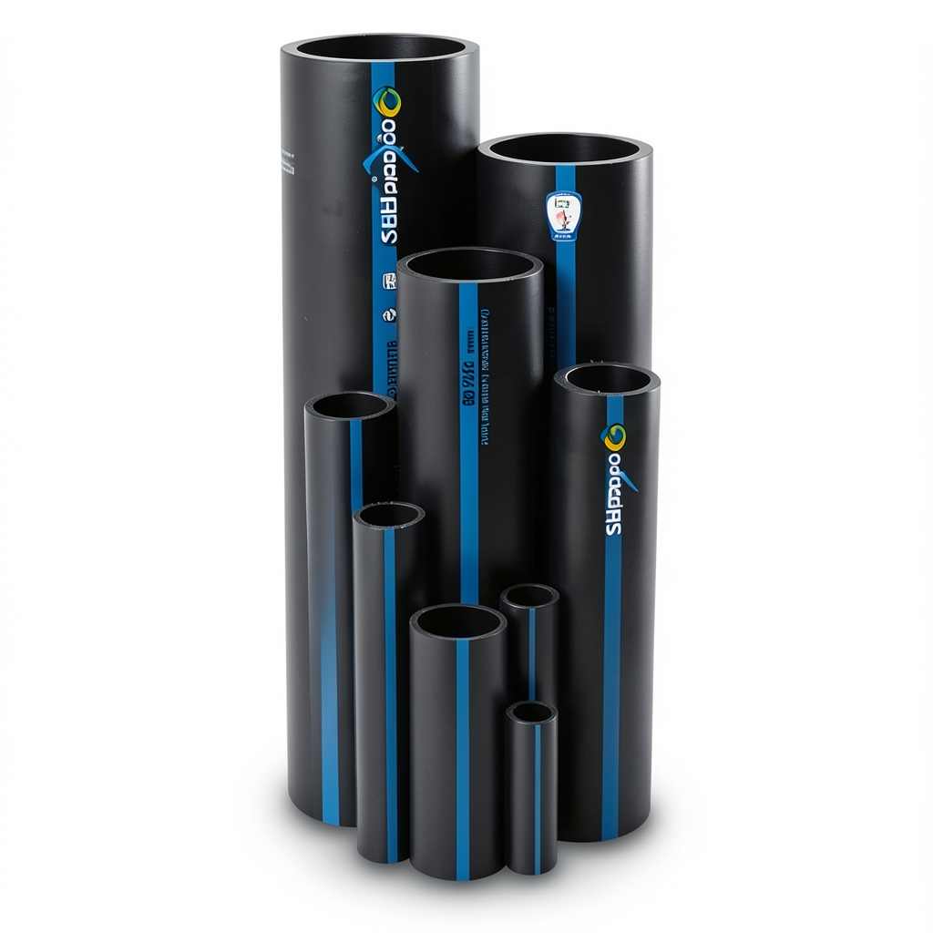 Sappco HDPE Pipe PE 100 Size OD 110 mm Thickness 4.2 mm Black | SAPPCO