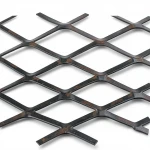 Hot Rolled (Black) Steel Expanded Metal Mesh   Thickness 3.8 mm Width 1.22 meter Length 5 meter  Bait Al Tatawor Company