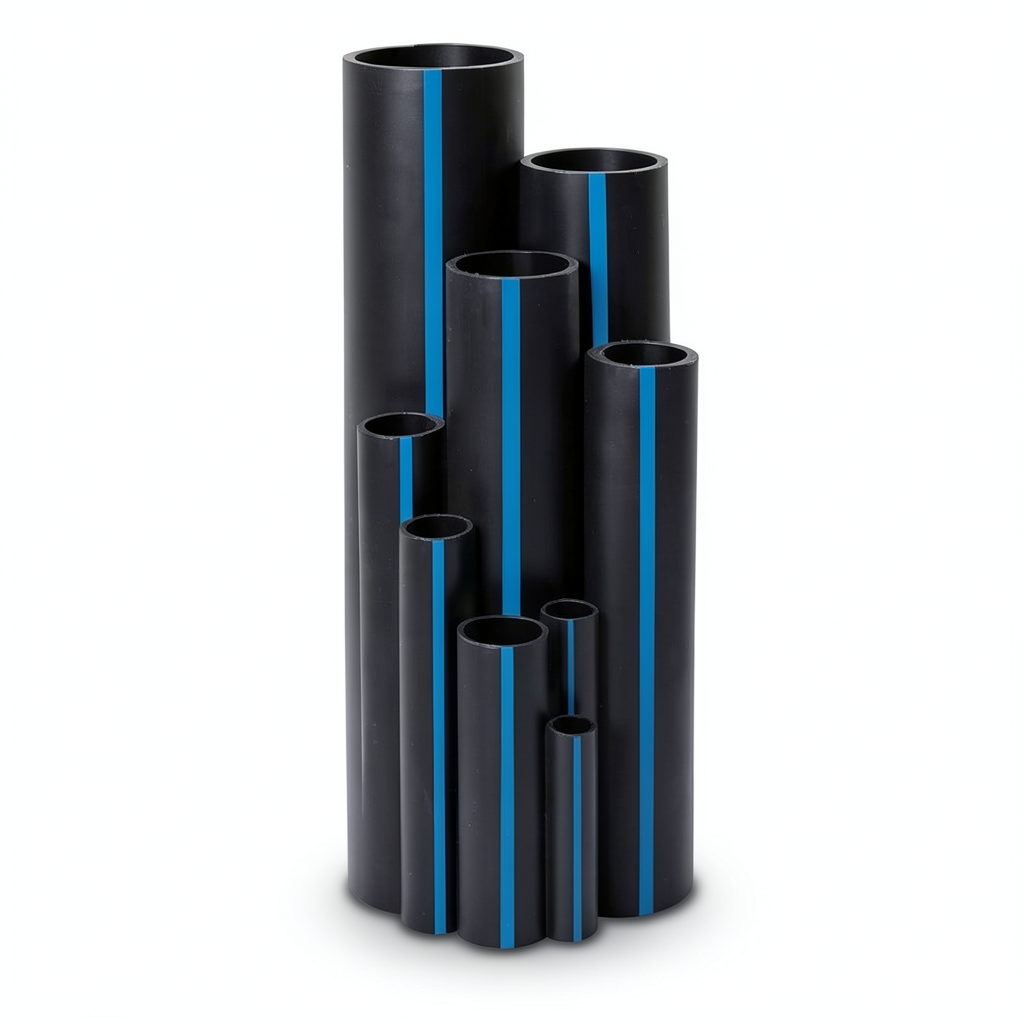 مواسير HDPE سابكو PE 100 قطر خارجي 160 مم سمك 6.2 مم لون اسود | سابكو
