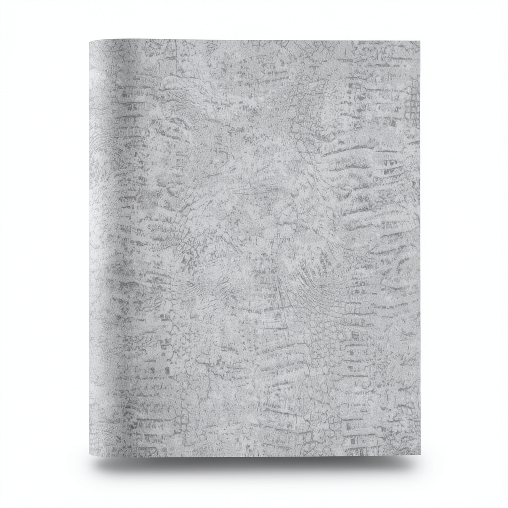 Italian Wallpaper Patterned Design Gray Color, Size 10mx0.70m, Model RC18083