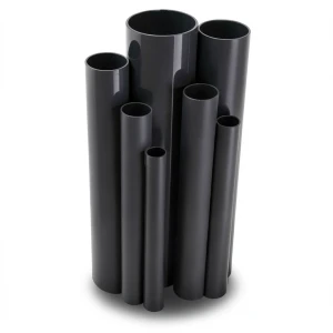 UPVC Pipes 4 Inch Size 5.44 mm Thickness 13.8 Bar Pressure Black