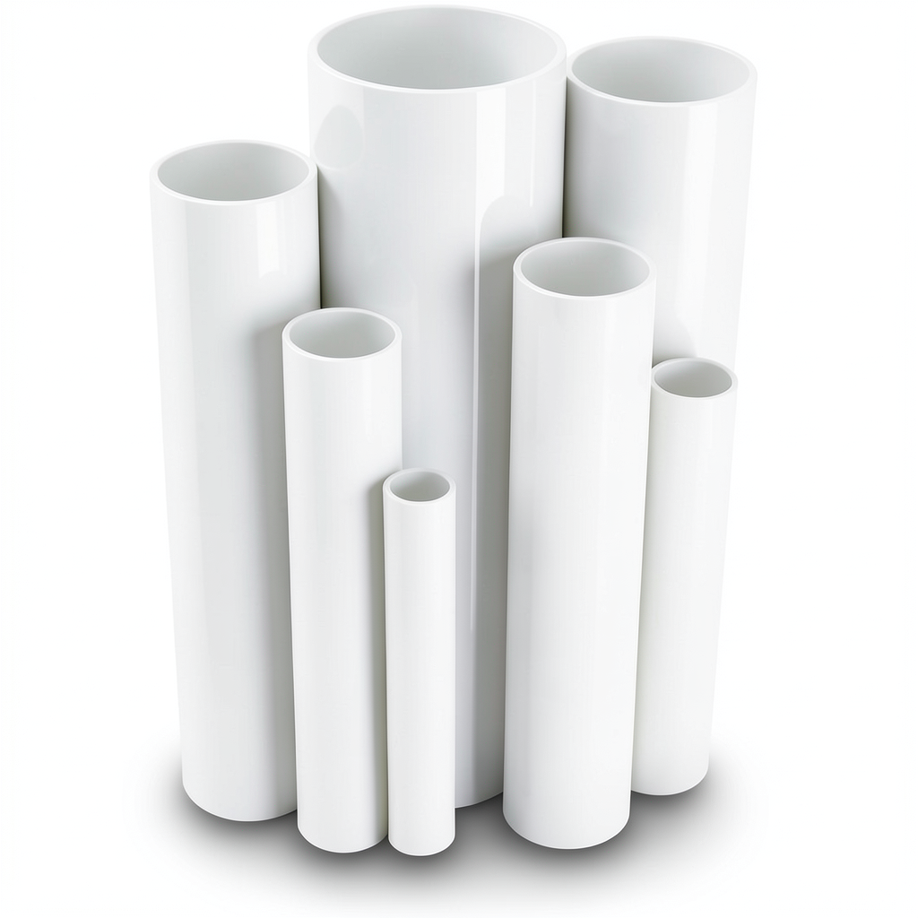 UPVC Pipes 4 Inch Thickness 6.73 mm Pressure 17.2 Bar White