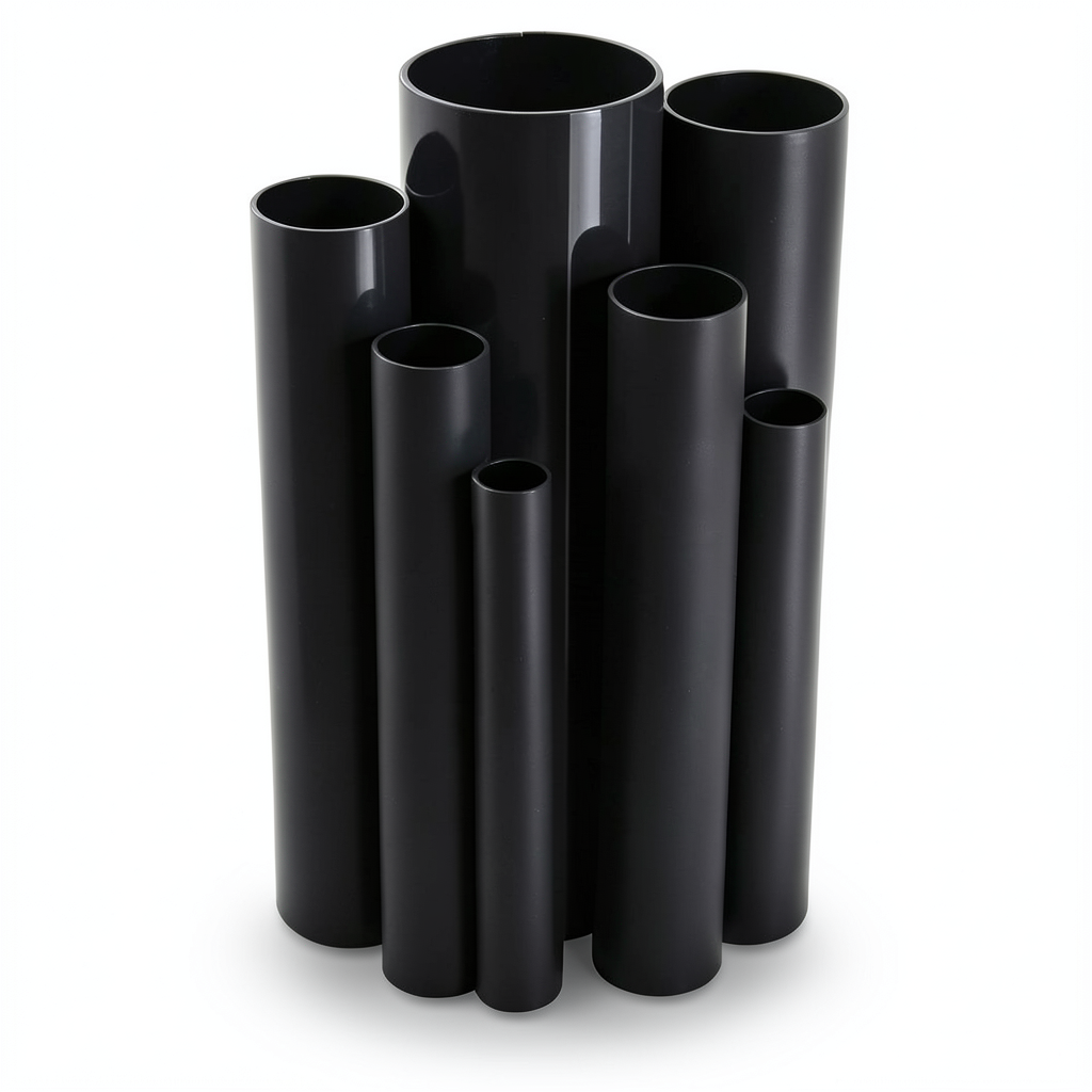 UPVC Pipes 4 Inch Nominal Pressure 17.2 Bar Thickness 6.73 mm Black