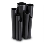 مواسير UPVC ضغط اسمي 6.9 بار مقاس 6 إنش سمك 4.11 مم لون أسود