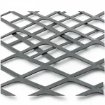 Hot Rolled (Black) Steel Expanded Metal Mesh   Thickness 1.7 mm Width 2.44  meter Length 1 meter | Bait Al Tatawor Company