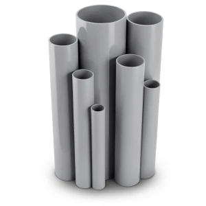 UPVC Pipes Nominal Pressure 21.7 Bar Size 6 Inch Thickness 12.47 mm Gray