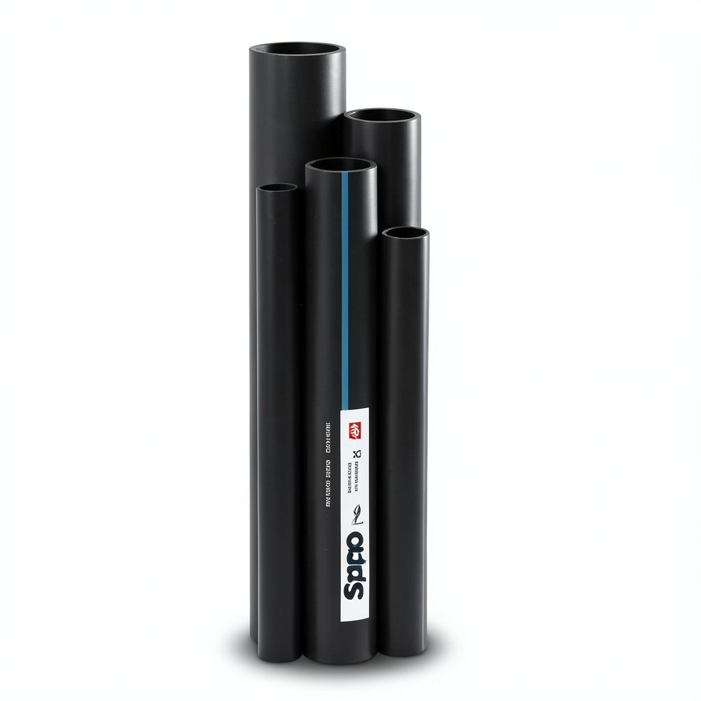 Sappco HDPE Pipe PE 100 Size OD 110 mm Thickness 5.3 mm Black | SAPPCO