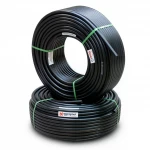 أنابيب HDPE نيبروبلاست PE 100 ضغط 12.5 بار قطر خارجي 63 مم سمك 4.7 مم لون اسود