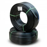 أنابيب HDPE نيبروبلاست PE 100 ضغط 12.5 بار قطر خارجي 90 مم سمك 6.7 مم لون اسود